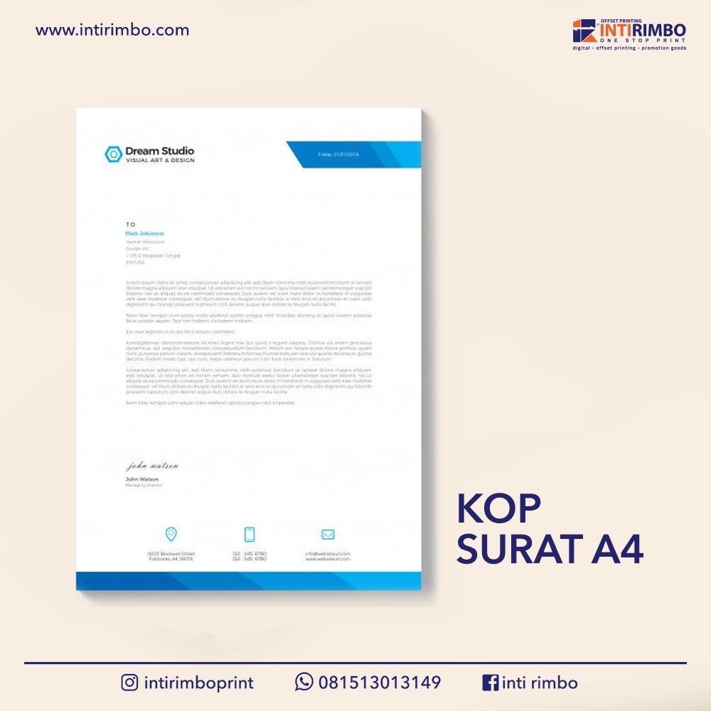 Contoh Kop Surat Perusahaan Word - Perumperindo.co.id