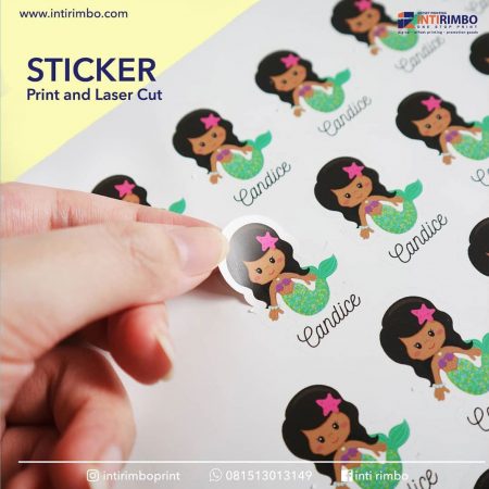 Sticker Label Lasercut